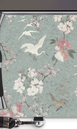 Blüte der japanischen Kranichvögel