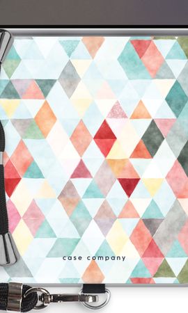 Coloured triangles pastel