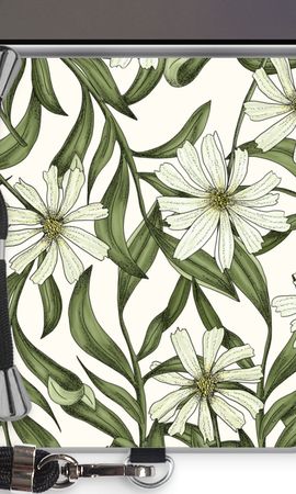 White flower pattern