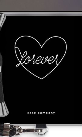 Forever heart black