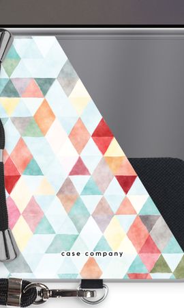 Coloured triangles pastel