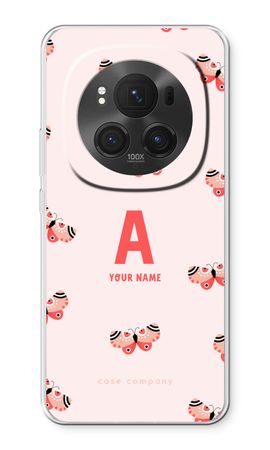 Rosy Butterflies Monogram