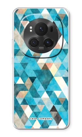 Coloured triangles blue