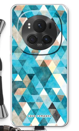 Coloured triangles blue