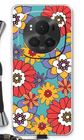 Retro Flowers - Blue