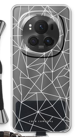 Geometric lines white