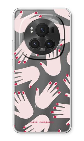 Hands pink