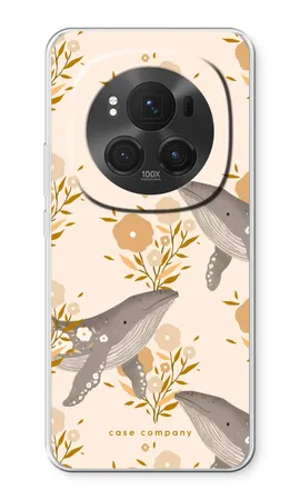 Floral Whales, Coque souple Honor Magic 6 Pro