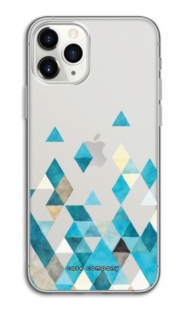 Coloured triangles blue