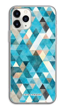 Coloured triangles blue