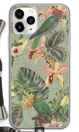 Tropical jungle parrot