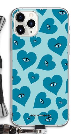 Ojos azules de corazón