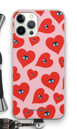 Ojos de corazón rojo