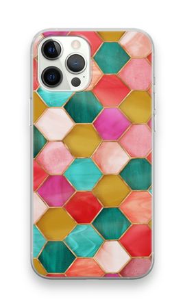 Hexagons in stained glass