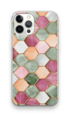 Hexagons in stained glass