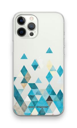 Coloured triangles blue