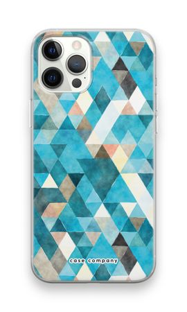 Coloured triangles blue