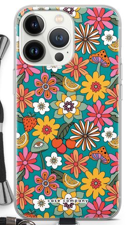 Retro Flowers N°2 - Blue