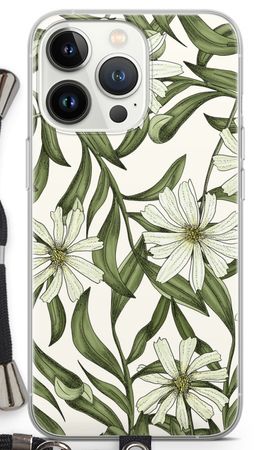 White flower pattern