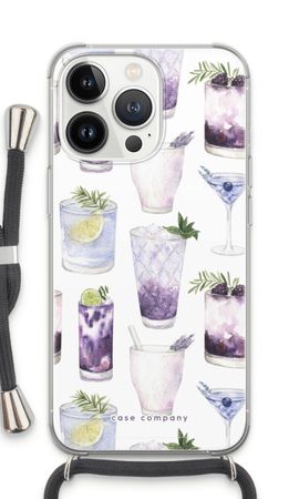 Violet cocktails