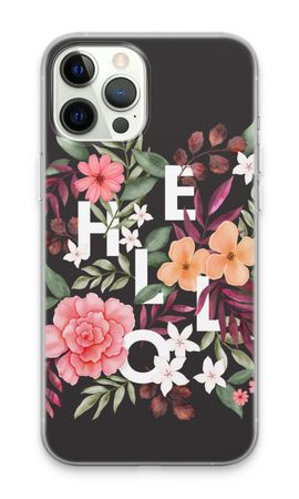 Hello in flowers