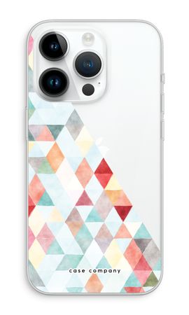 Coloured triangles pastel