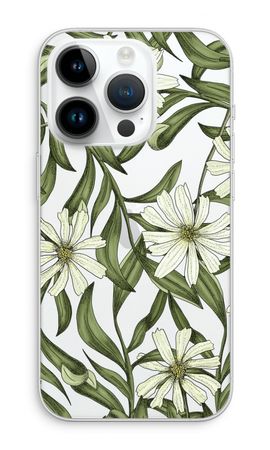 White flower pattern