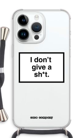 Don't give a shit