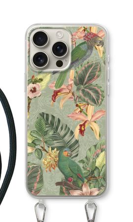 Tropical jungle parrot