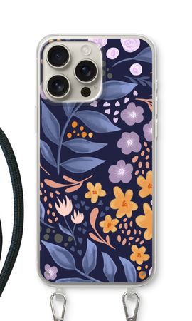 Flowers with blue leaves