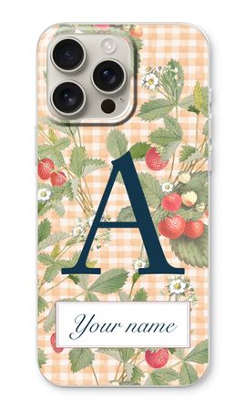 Monogram Strawberries