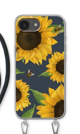 Sunflower and bees