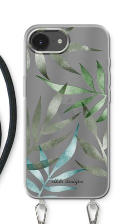 Tropical watercolor leaves