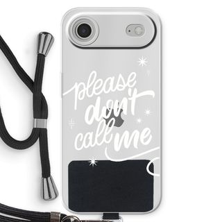 Don't call