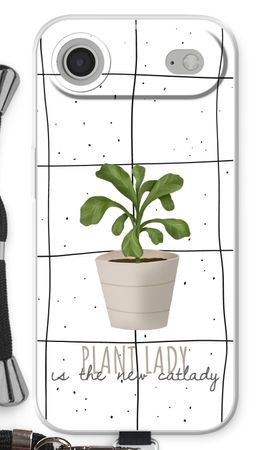 Houseplant on windowpane