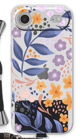 Flowers with blue leaves