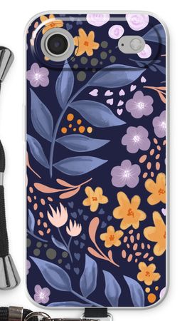 Flowers with blue leaves