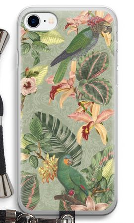 Tropical jungle parrot