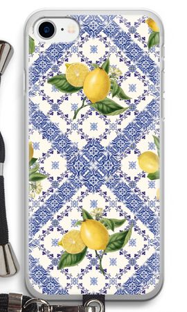 Blue tiles and lemons