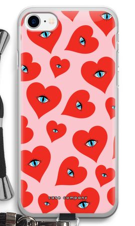 Les yeux du cœur rouge