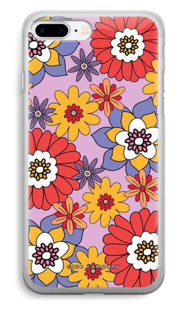 Retro Flowers - Purple