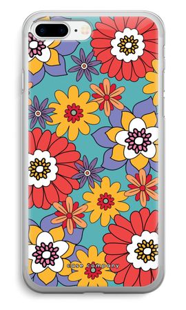 Retro Flowers - Blue
