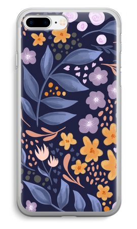 Flowers with blue leaves