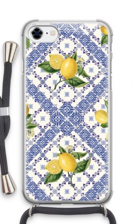 Blue tiles and lemons