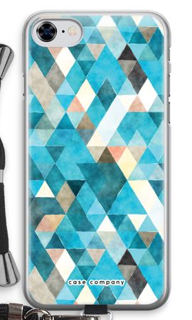 Coloured triangles blue