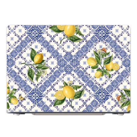 Blue tiles and lemons