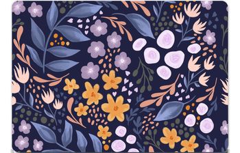 Flowers with blue leaves