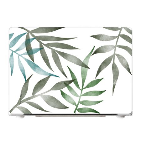 Tropical watercolor leaves