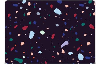 Dark Rounded Terrazzo