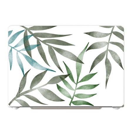 Tropical watercolor leaves